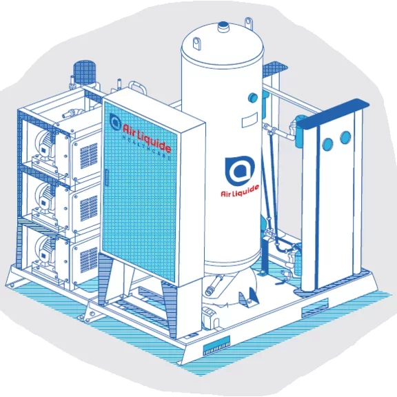 Módulo Gerador de Ar Comprimido Medicinal - ModulAir